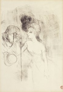 Saliendo del Teatro, 1896 de Henri de Toulouse Lautrec