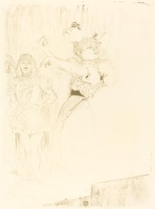 Lender Bailando el Bolero en "Chilperic" de Henri de Toulouse Lautrec
