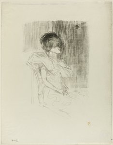 Prestamista sentado de Henri de Toulouse Lautrec