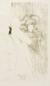 Lender y Auguez en La canción de la fortuna, 1895 de Henri de Toulouse Lautrec