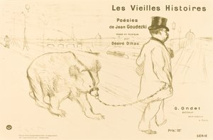 Portada de Les Vielles Histoires de Henri de Toulouse Lautrec