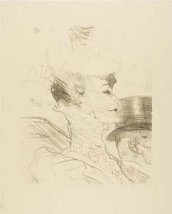 Louise Balthy, de Trece Litografías de Henri de Toulouse Lautrec