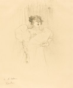 Luce Myres de frente de Henri de Toulouse Lautrec