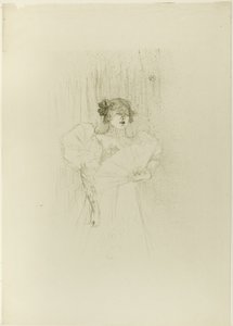 Luce Myrès, vista frontal de Henri de Toulouse Lautrec