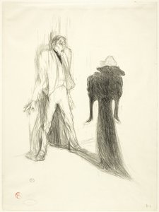 Lugné-Poé, en imagen de Henri de Toulouse Lautrec