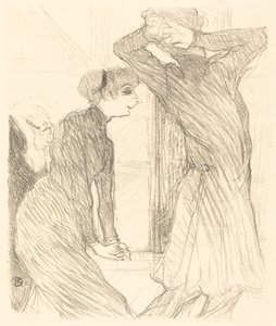 Lugne Poe y Baldy en Au-dessus des forces humaines, 1894 de Henri de Toulouse Lautrec