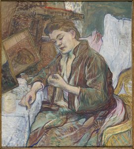 Madame Favre en su tocador, 1891