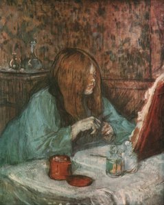 Madame Poupoule en su tocador, 1898, 1952 de Henri de Toulouse Lautrec