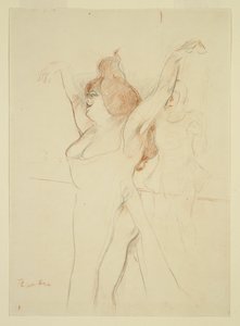 Mademoiselle Cocyle como Helena de Troya en La Belle Helene de Henri de Toulouse Lautrec