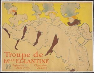 Compañía de Mademoiselle Eglantine de Henri de Toulouse Lautrec