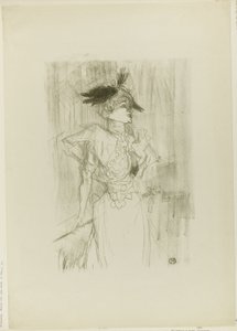 Mademoiselle Marcelle Lender, de pie