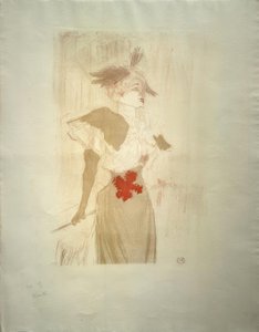 Señorita Marcelle Lender, de pie