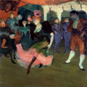 Marcelle Lender bailando el bolero de Chilperic de Henri de Toulouse Lautrec