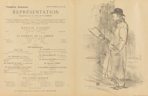 Matrimonio de plata, La carga de la libertad, Un cliente serio [recto] de Henri de Toulouse Lautrec