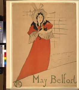 May Belfort, 1895 de Henri de Toulouse Lautrec