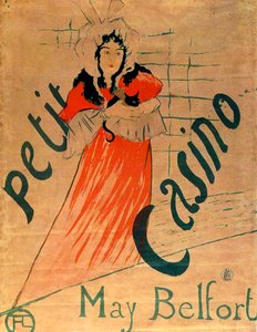 May Belfort, Petit Casino, 1895 de Henri de Toulouse Lautrec