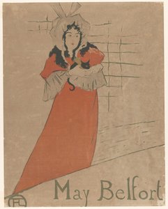 May Belfort con un gato en brazos
May Belfort (título en el objeto) de Henri de Toulouse Lautrec