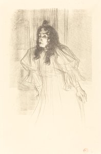 Miss May Belfort sin sombrero, 1895