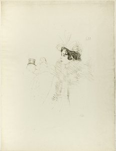 Miss May Belfort en el Bar Achille de Henri de Toulouse Lautrec
