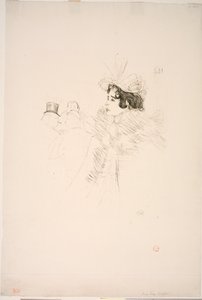 Miss May Belfort en el Irish American Bar, Rue Royale de Henri de Toulouse Lautrec
