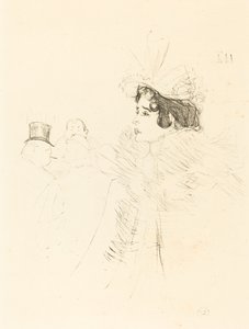 Miss May Belfort en el Bar Irlandés y Americano, rue Royale, 1895