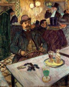 Monsieur Boileau en el café de Henri de Toulouse Lautrec