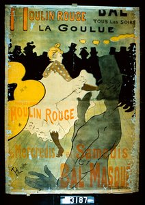 Moulin Rouge, La Goulue de Henri de Toulouse Lautrec