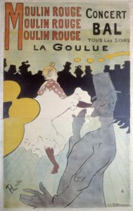 Moulin Rouge, La Goulue de Henri de Toulouse Lautrec
