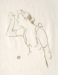 Paula Brébion de Henri de Toulouse Lautrec