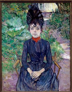 Retrato de Justine Dieuhl de Henri de Toulouse Lautrec