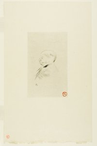 Retrato de un Hombre de Henri de Toulouse Lautrec