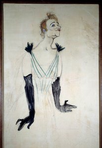 Retrato de la cantante Yvette Guilbert (1867-1944)