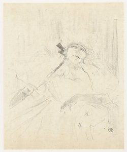 Portret van Yvette Guilbert en sillón op toneel Yvette Guilbert (canción antigua) Yvette Guilbert: serie en inglés (título de la serie) de Henri de Toulouse Lautrec