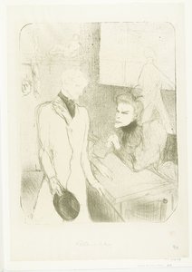 La actriz Marthe Brandès y el actor Charles le Bargy en la película Les Cabotins
Brandès y le Bargy en Cabotins de Henri de Toulouse Lautrec
