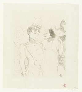 Portada de las actrices Marcelle Lender y Eve Lavallière en una revista en el Théâtre des Variétés
Lender y Lavallière de Henri de Toulouse Lautrec