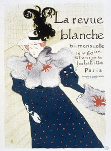 Cartel para La Revue blanche producido por Henri de Toulouse-Lautrec en 1895 de Henri de Toulouse Lautrec