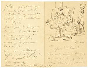 Princeteau y Lautrec de Henri de Toulouse Lautrec