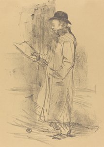 Programa para Beneficio Gemier, 1897 de Henri de Toulouse Lautrec