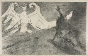 Proyecto para Frontispicio de: Au pied du Sinaï, 1898
