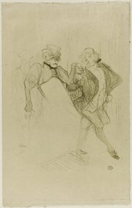 Réjane y Galipaux, en Madame Sans-Gêne de Henri de Toulouse Lautrec