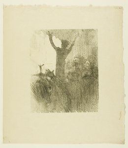 Schlomé Fuss en la sinagoga, de Au Pied du Sinaï de Henri de Toulouse Lautrec