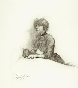 Mujer sentada, c.1887 de Henri de Toulouse Lautrec