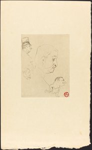 Boceto de Henri de Toulouse Lautrec