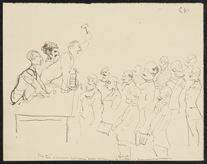 Sumersión, 1881 de Henri de Toulouse Lautrec