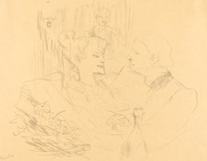 Cena en Londres de Henri de Toulouse Lautrec
