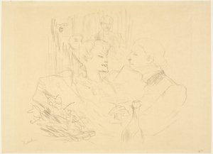 Cena en Londres de Henri de Toulouse Lautrec