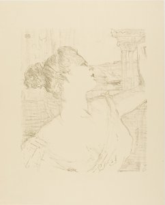 Sybil Sanderson, de Trece Litografías de Henri de Toulouse Lautrec