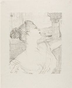 Sybil Sanderson, de Treize Lithographies de Henri de Toulouse Lautrec