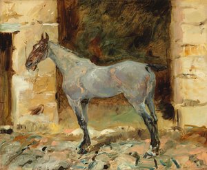 Caballo atado de Henri de Toulouse Lautrec