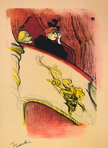 La caja con la máscara dorada, 1893, 1946 de Henri de Toulouse Lautrec